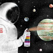 Space Graffiti #1 Art Print