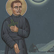 St Damien Of Moloka'i 235 Art Print
