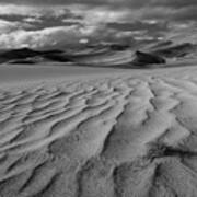 Storm Over Sand Dunes #1 Art Print