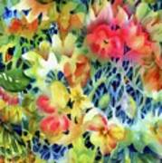 Tangled Blooms #1 Art Print
