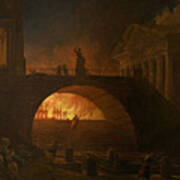 The Fire Of Rome Art Print