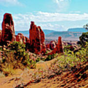 Tower Arch Trail  In Arches National Park, Utah #1 Art Print