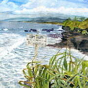 View From Tanah Lot Bali Indonesia #1 Art Print