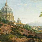 View Of Saint Peter's. Rome #2 Art Print