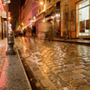 Wet Paris Street #1 Art Print