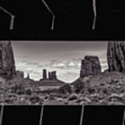 Window Into Monument Valley #1 Art Print