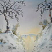 Winter Trees #1 Art Print