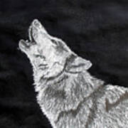 Wolf Howl Art Print
