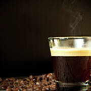Espresso And Coffee Grain #10 Art Print