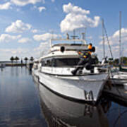 Lake Monroe At The Port Of Sanford Florida #10 Art Print