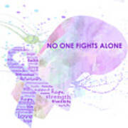 10969 No One Fights Alone Art Print