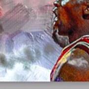 Michael Jordan. Air Jordan. The #11 Art Print