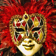 Venetian Carnaval Mask #12 Art Print