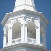 Historic Church Steeple In Charleston South Carolina Historic Di #14 Art Print