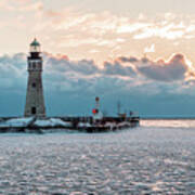 1833 Buffalo Lighthouse Art Print