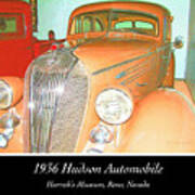 1936 Hudson, Classic Automobile Art Print