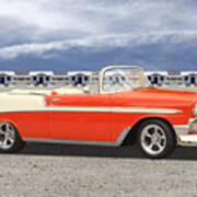 1956 Chevrolet Belair Convertible Art Print