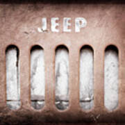 1957 Jeep Emblem -0597ac Art Print