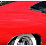 1965 Red Chevy Impala Photo Art Print