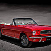 1966 Ford Mustang Convertible Art Print