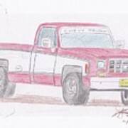 1978 Chevrolet Pickup Art Print