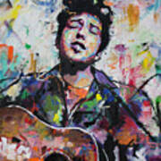 Bob Dylan Ii Art Print