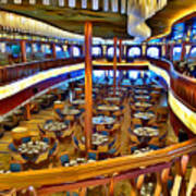 Carnival Pride Normandie Restaurant #2 Art Print