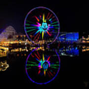 Disney California Adventure Mickey's Fun Wheel #2 Art Print