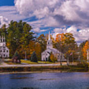 Fall Foliage In Marlow, New Hampshire. #3 Art Print