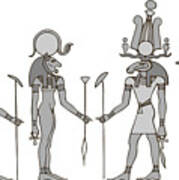 Gods Of Ancient Egypt #2 Art Print