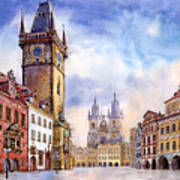 Prague Old Town Square #2 Art Print