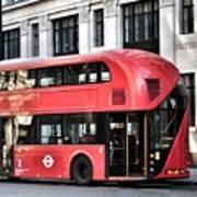 Red Bus In London  #2 Art Print