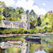 St Just In Roseland Church #2 Art Print