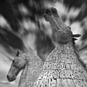 The Kelpies At Falkirk #2 Art Print