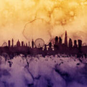 London England Skyline #20 Art Print