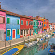 Burano - Venice - Italy #3 Art Print