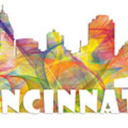 Cincinnati Ohio Skyline  #3 Art Print