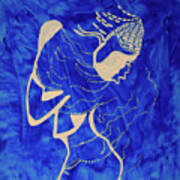 Dinka In Blue - South Sudan #3 Art Print