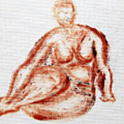 Fat Nude Woman  #3 Art Print