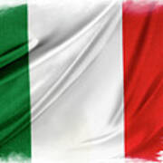 Italian Flag #3 Art Print
