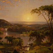 Summer Lake Ontario, From 1857 Art Print