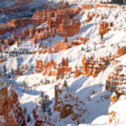 Winter Sunrise Bryce Canyon National Park Utah #3 Art Print