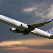 United Airlines Boeing 757-224 #30 Art Print