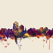 Albuquerque New Mexico Skyline #4 Art Print