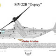 Bell Boeing Mv-22b Osprey #7 Art Print