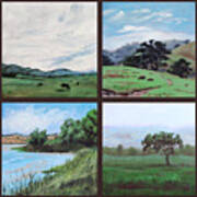 4 Landscapes Art Print