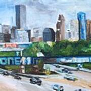 45 South, Houston, Texas Art Print