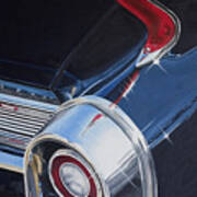 60 Cadillac Coupe De Ville Art Print