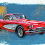 61 Corvette Art Print