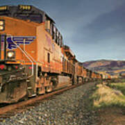 7989 - Nine Engines Westbound Art Print